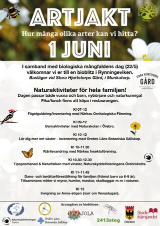 Affisch Bioblitz Munkatorp, Rynningeviken