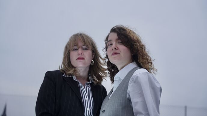 En bild på Ingrid Stenlund och Angelina Pavanelli
