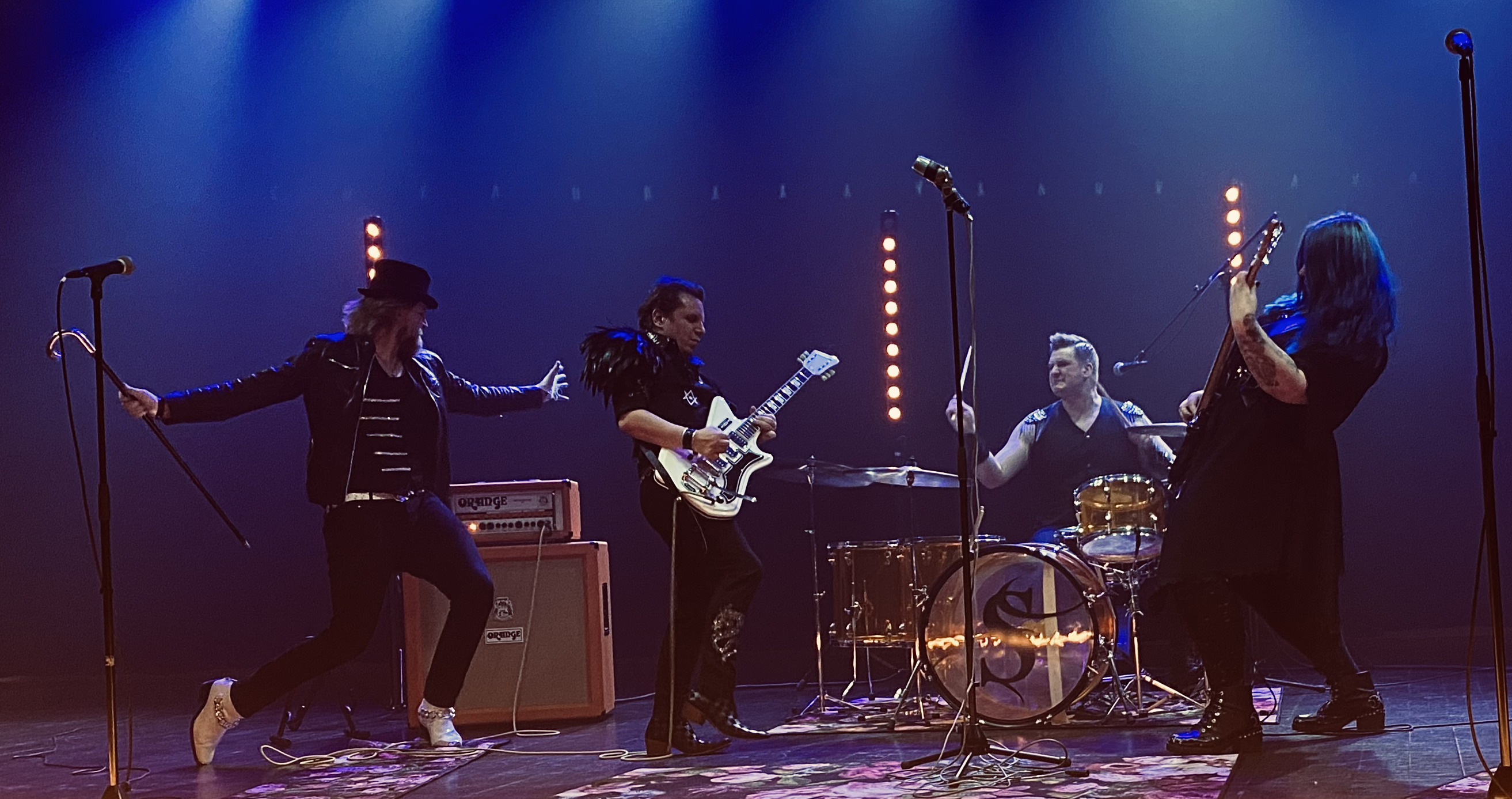 The Striders Bandet The Striders på scen.